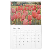 Tulpen veld waterverf schilderij 7 kalender (Mar 2026)