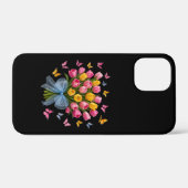 Tulpen & Vlinders iPhone / iPad hoesje (Achterkant (horizontaal))