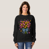 Tulpen & Vlinders Sweatshirt  (Voorkant volledig)