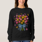 Tulpen & Vlinders Sweatshirt  (Voorkant)
