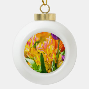 Tulpen voor 01 keramische bal ornament
