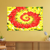 Tulpen voor altijd canvas afdruk (Insitu (Woonkamer))