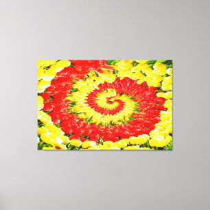Tulpen voor altijd canvas afdruk