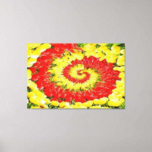 Tulpen voor altijd canvas afdruk (Voorkant)