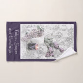 Tulpen voor handdoeken, druiven en kaarslicht bad handdoek (Handdoek)