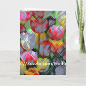 Tulpen voor mam kaart (Achterkant)