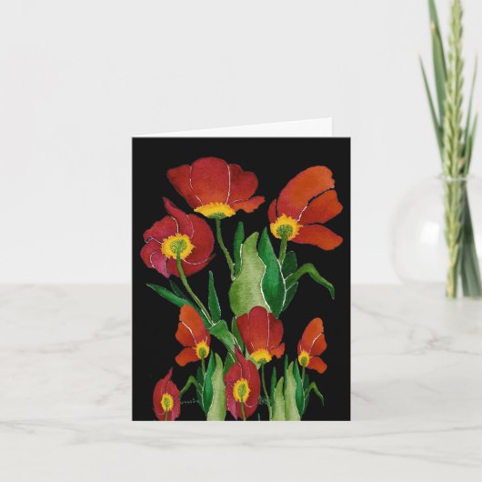 Tulpen voor Moederdag Kaart (Voorkant)