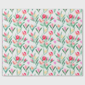 Tulpen voor overlooppapier cadeaupapier (Vlak)