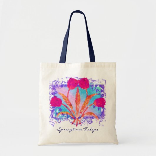 Tulpen voor spuittijd tote bag (Voorkant)
