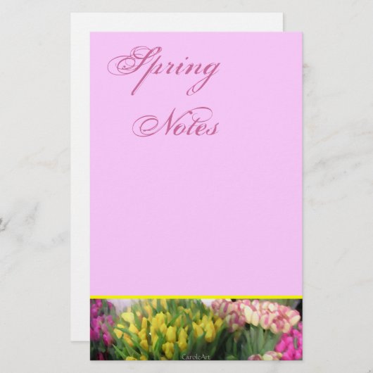 Tulpen voor verkoop (Voorkant / Achterkant)