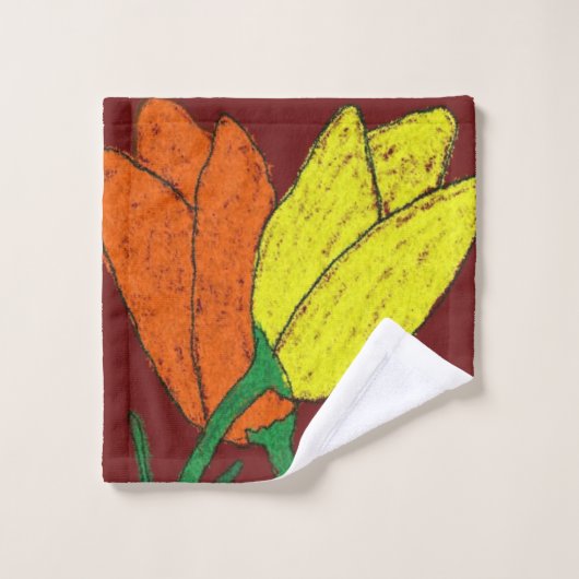 Tulpen Washandje (Wasdoekje)