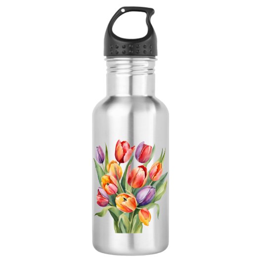 Tulpen Waterfles (Voorkant)