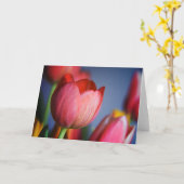 Tulpen • Wenskaart Kaart (Gele Bloem)