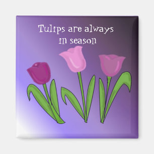 Tulpen zijn altijd in trek magneet