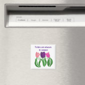 Tulpen zijn altijd in trek magneet (Insitu (Vaatwasser))