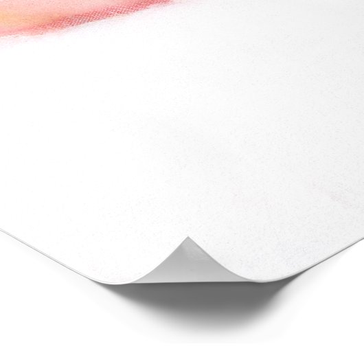 "Tulpen zijn mensen II" Poster (Hoek)