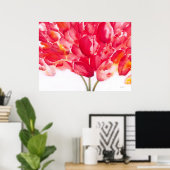 "Tulpen zijn mensen II" Poster (Thuiskantoor)