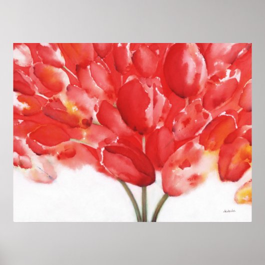 "Tulpen zijn mensen II" Poster (Voorkant)