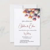 Tulpen zomer en lente modern kaart (Voorkant)