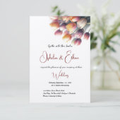 Tulpen zomer en lente modern kaart (Staand voorkant)