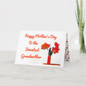 Tulpen Zooliefste Oma Moederdag  Kaart (Voorkant)