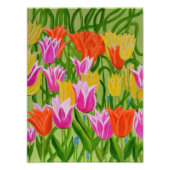 Tulpenafdrukken Foto Afdruk (Voorkant)