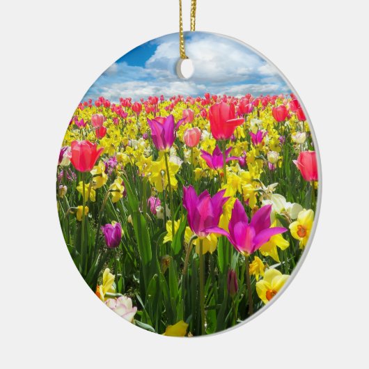 Tulpenakker Keramisch Ornament (Links)