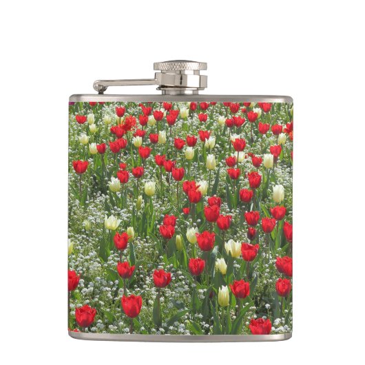 Tulpenbed Heupfles (Voorkant)