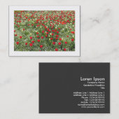 Tulpenbende (Borded) Visitekaartje (Voorkant / Achterkant)