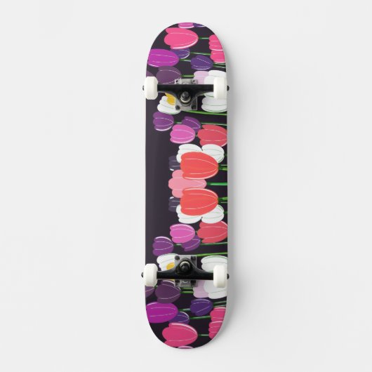 Tulpenbloei Skateboard Deck (Voorkant)