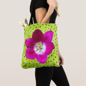 Tulpenbloem en polka tote bag (Dichtbij)