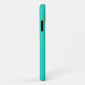 Tulpenbloem Moderne Illustratie + Naam Case-Mate iPhone Case (Achterkant/rechts)