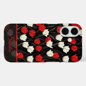 Tulpenbloem Naam Trouwcadeau Bold Case-Mate iPhone Case (Achterkant (horizontaal))