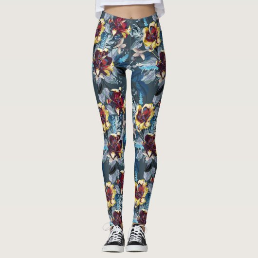 Tulpenbloemen - Legging (Voorkant)