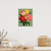 Tulpenbloemen Poster (Keuken)