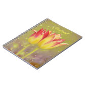 Tulpenbloemen samen Art Journal Notitieboek (Linkerzijde)