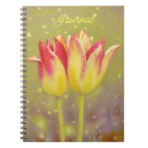 Tulpenbloemen samen Art Journal Notitieboek