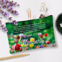 Tulpenbloementuin Bijbelse Schrift gepersonaliseer