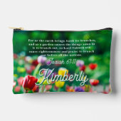Tulpenbloementuin Bijbelse Schrift gepersonaliseer Etui (Voorkant)