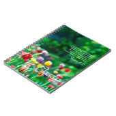 Tulpenbloementuin Bijbelvers Notitieboek (Linkerzijde)