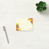 Tulpenbloemmonogram Post-it® Notes (Kantoor)