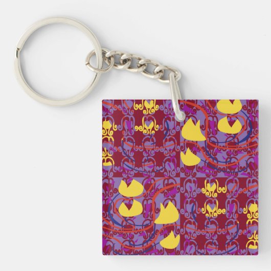 Tulpenbollen Komcupbloemen Sleutelhanger (voorkant)