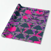 Tulpenbollen Rozen Cadeaupapier (Uitgerold)