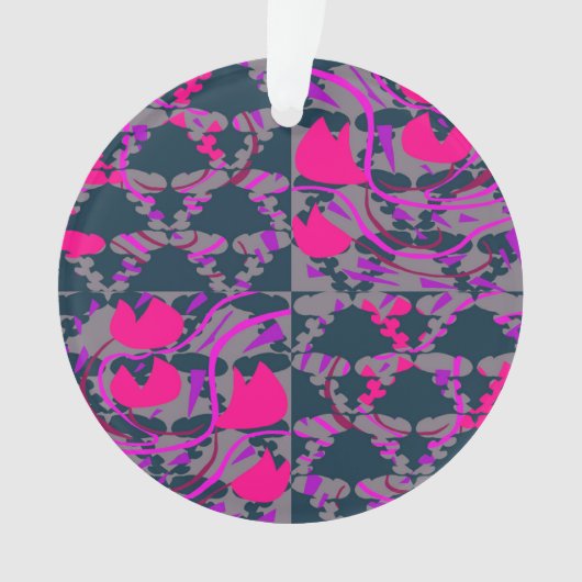 Tulpenbollen Rozen Ornament (voorkant)