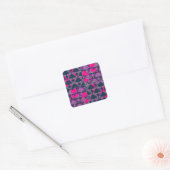 Tulpenbollen Rozen Vierkante Sticker (Envelop)