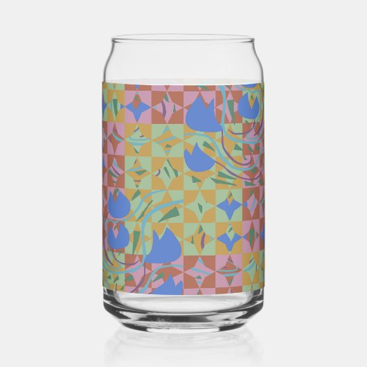 Tulpenbollen Vonken Blikvorm Glas (Voorkant)