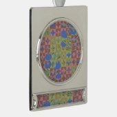 Tulpenbollen Vonken Verzilverd Banner Ornament (Rechts)