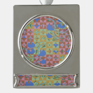 Tulpenbollen Vonken Verzilverd Banner Ornament