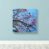 Tulpenboom Canvas Afdruk (Insitu (Houten vloer))