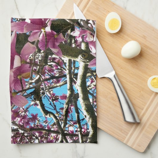 Tulpenboom Theedoek (Quarter Fold)